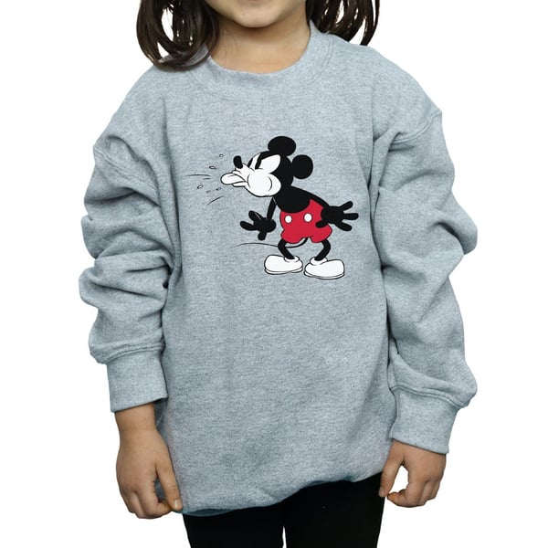 Disney Girls Mickey Mouse Tongue Sweatshirt