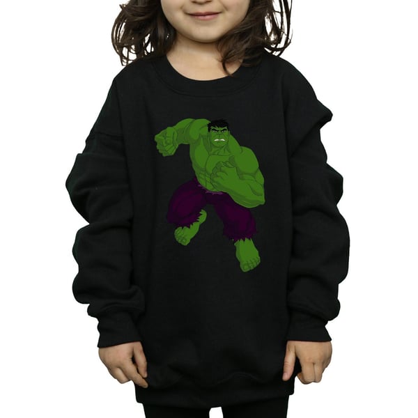 Marvel Girls Hulk Simple Sweatshirt