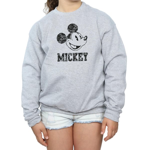 Disney Girls Mickey Mouse Laces Sweatshirt