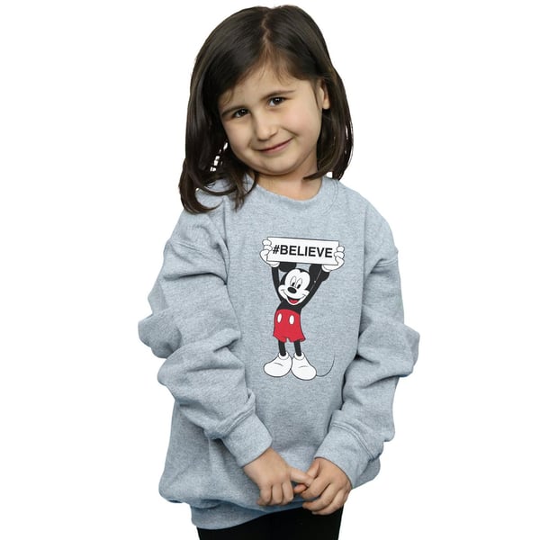 Disney Girls Mickey MouseBelieve Sweatshirt