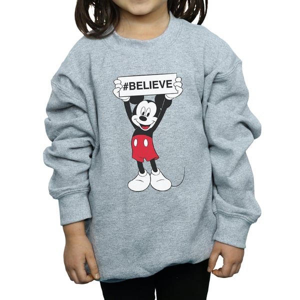 Disney Girls Mickey MouseBelieve Sweatshirt