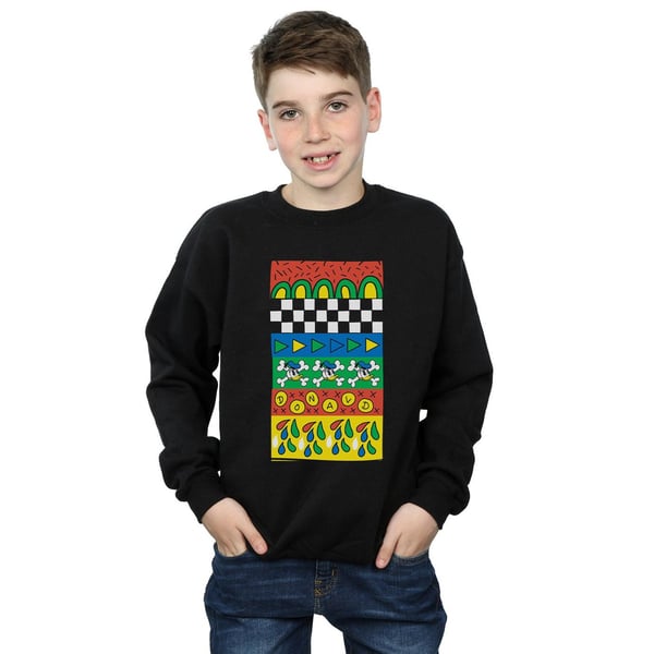 Disney Boys Donald Duck Vintage Pattern Sweatshirt