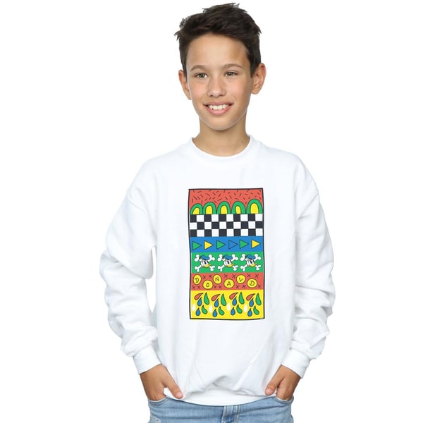 Disney Boys Donald Duck Vintage Pattern Sweatshirt