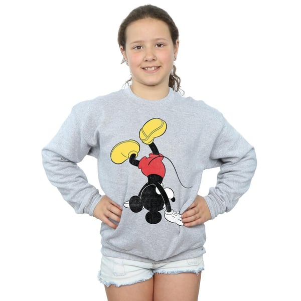 Disney Girls Mickey Mouse Upside Down Sweatshirt
