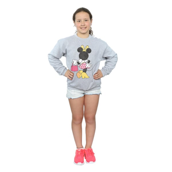 Disney Girls Minnie Mouse Back Pose Sweatshirt