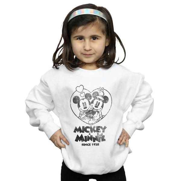 Disney Girls Mickey And Minnie Mouse Since 1928 Sweatshirt