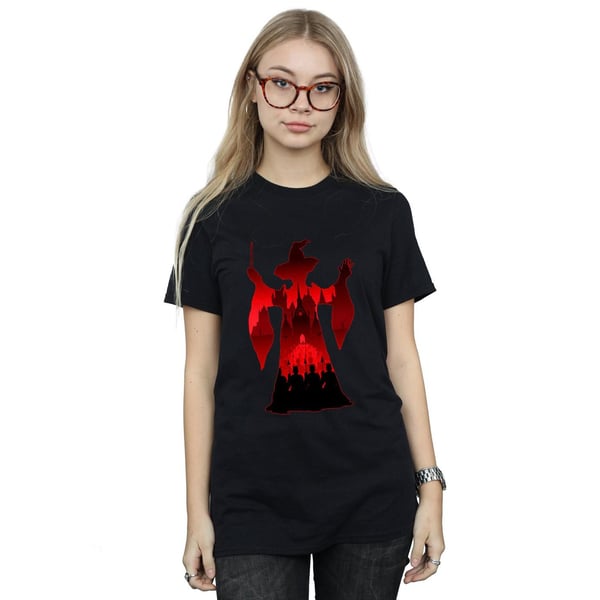 Harry Potter Womens/Ladies Minerva McGonagall Silhouette Cotton Boyfriend T-Shirt