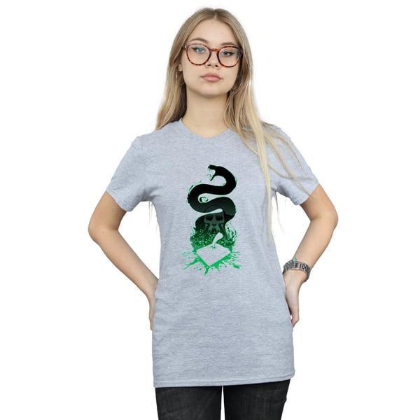 Harry Potter Womens/Ladies Nagini Silhouette Cotton Boyfriend T-Shirt