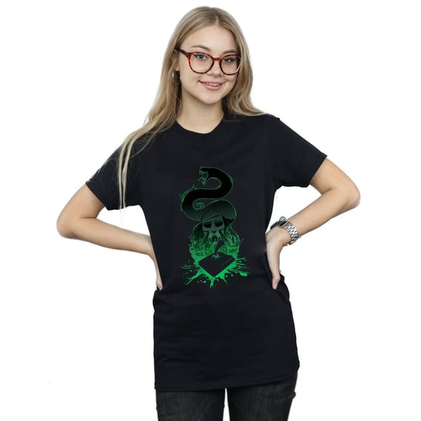 Harry Potter Womens/Ladies Nagini Silhouette Cotton Boyfriend T-Shirt