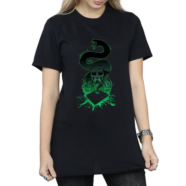 Harry Potter Womens/Ladies Nagini Silhouette Cotton Boyfriend T-Shirt
