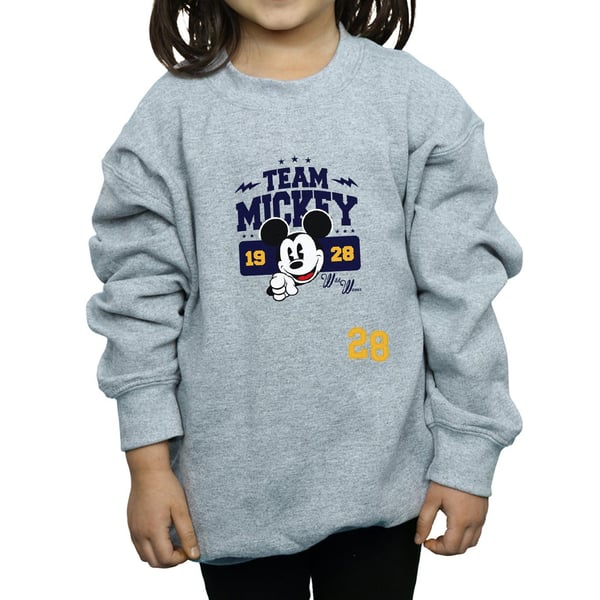 Disney Girls Mickey Mouse Team Mickey Sweatshirt