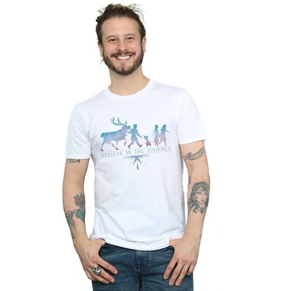 Disney Mens Frozen 2 Believe In The Journey Silhouette T-Shirt
