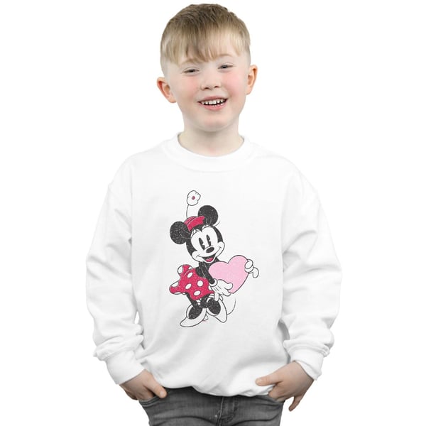 Disney Boys Minnie Mouse Love Heart Sweatshirt