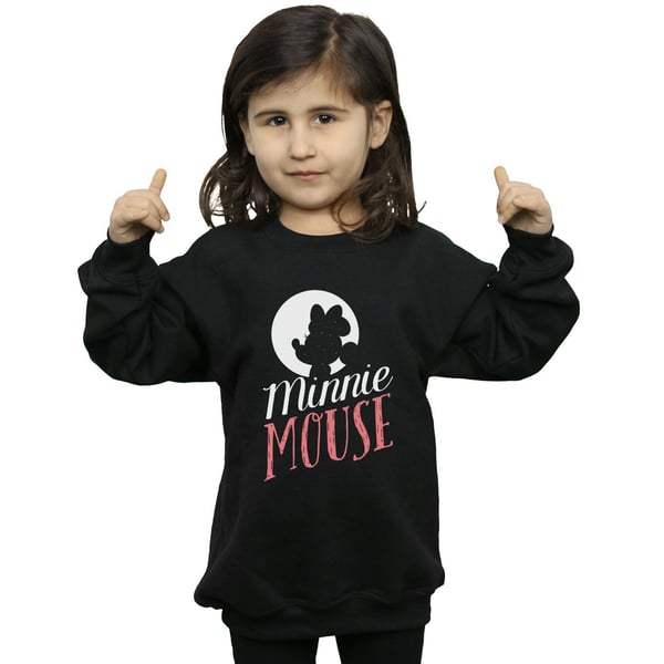 Disney Girls Minnie Mouse Moon Silhouette Sweatshirt