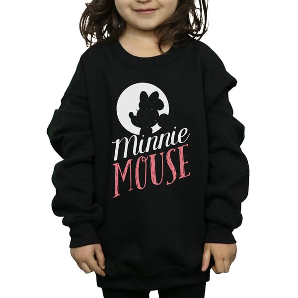 Disney Girls Minnie Mouse Moon Silhouette Sweatshirt