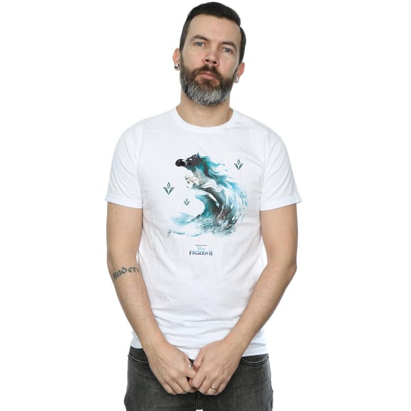 Disney Mens Frozen 2 Elsa With Nokk The Water Spirit T-Shirt