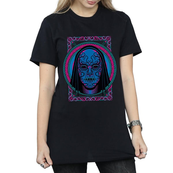 Harry Potter Womens/Ladies Neon Death Eater Mask Cotton Boyfriend T-Shirt