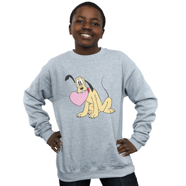 Disney Boys Pluto Love Heart Sweatshirt