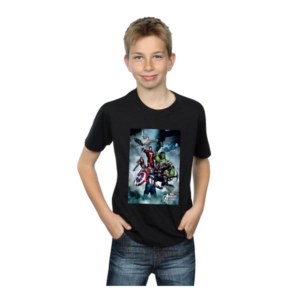 Marvel Boys Avengers Assemble Team Montage T-Shirt