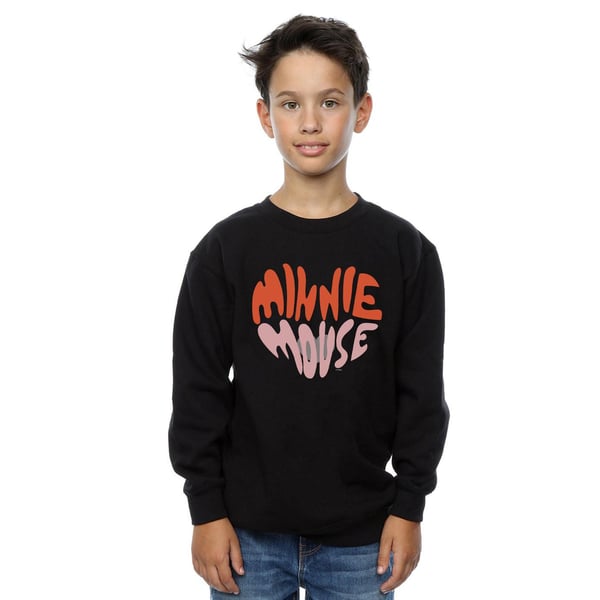 Disney Boys Minnie Mouse Heart Shaped Sweatshirt