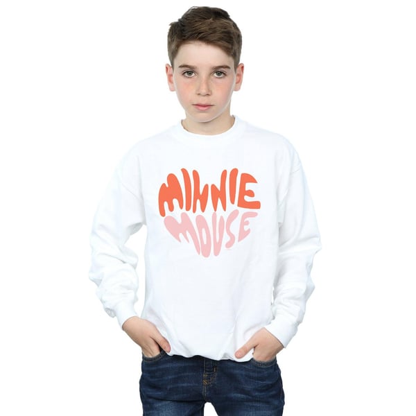 Disney Boys Minnie Mouse Heart Shaped Sweatshirt