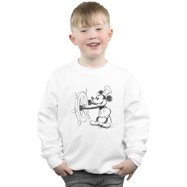 Disney Boys Mickey Mouse Steamboat Sketch Sweatshirt