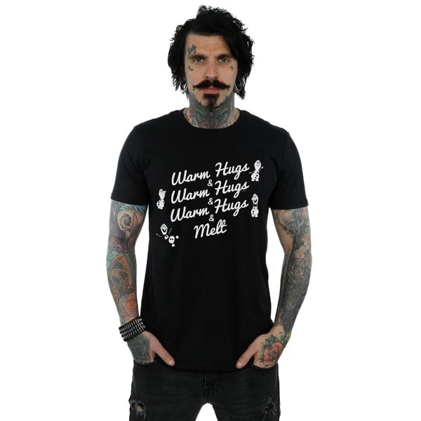 Disney Mens Frozen 2 Olaf Warm Hugs And Melt T-Shirt