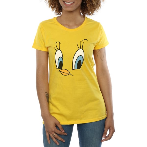 Looney Tunes Womens/Ladies Tweety Pie Face Cotton T-Shirt