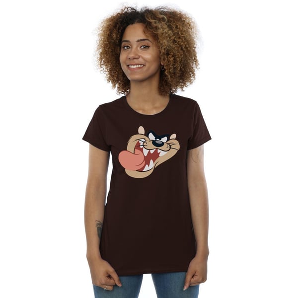 Looney Tunes Womens/Ladies Tasmanian Devil Face Cotton T-Shirt