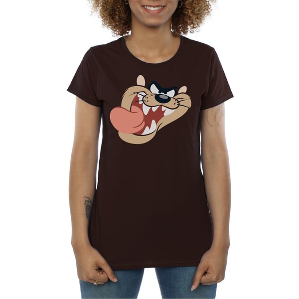 Looney Tunes Womens/Ladies Tasmanian Devil Face Cotton T-Shirt