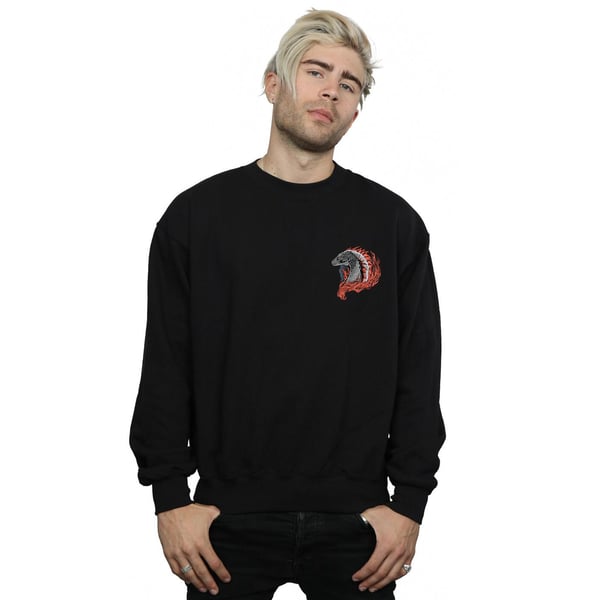 Game Of Thrones: House Of The Dragon Mens Red Dragon Pocket Sweatshirt