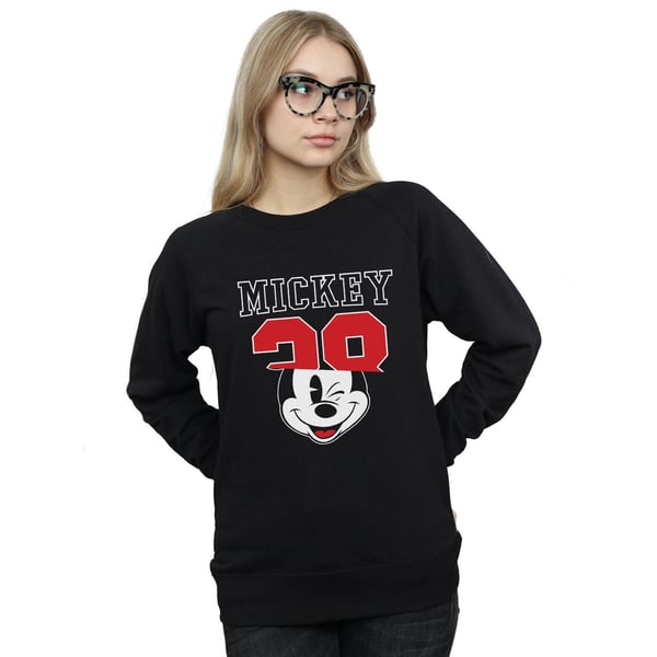 Disney Womens/Ladies Mickey Mouse Split 28 Sweatshirt
