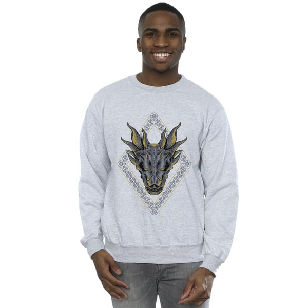 Game Of Thrones: House Of The Dragon Mens Dragon Pattern Sweatshirt