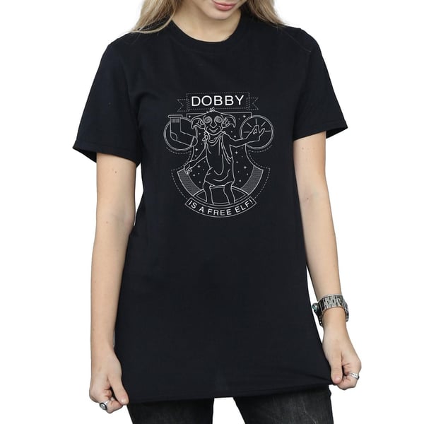 Harry Potter Womens/Ladies Dobby Seal Cotton Boyfriend T-Shirt