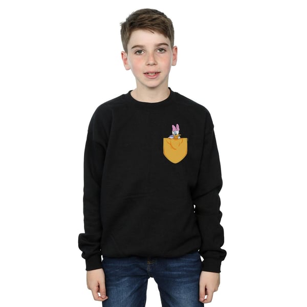 Disney Boys Daisy Duck Faux Pocket Sweatshirt