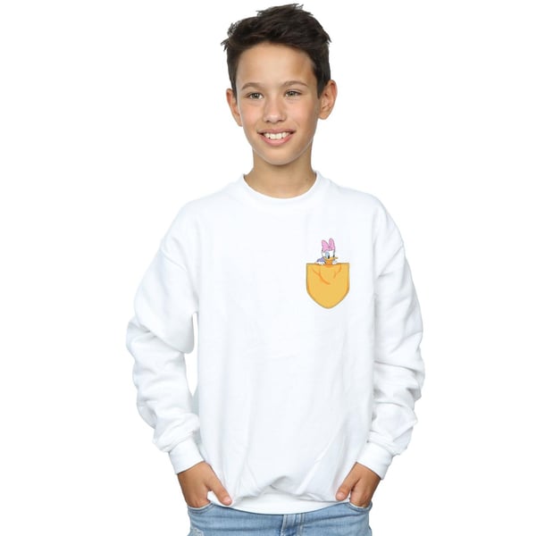 Disney Boys Daisy Duck Faux Pocket Sweatshirt