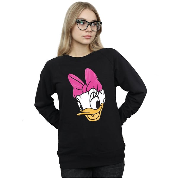 Disney Womens/Ladies Daisy Duck Head Painted Sweatshirt