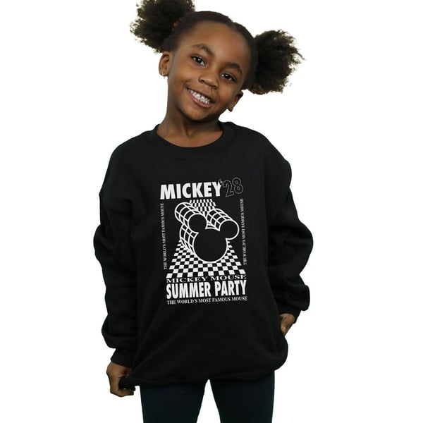 Disney Girls Mickey Mouse Summer Party Sweatshirt