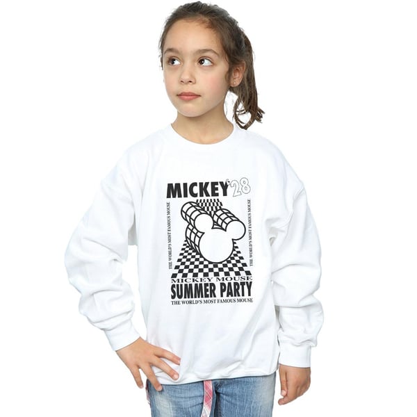 Disney Girls Mickey Mouse Summer Party Sweatshirt