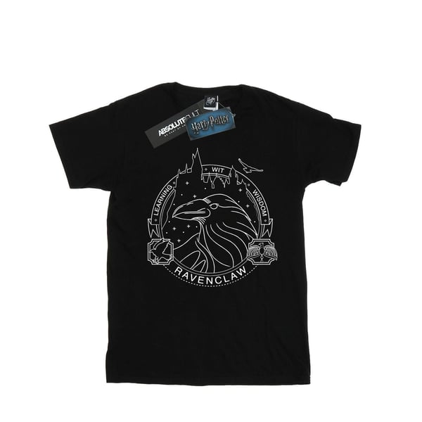 Harry Potter Womens/Ladies Ravenclaw Seal Cotton Boyfriend T-Shirt