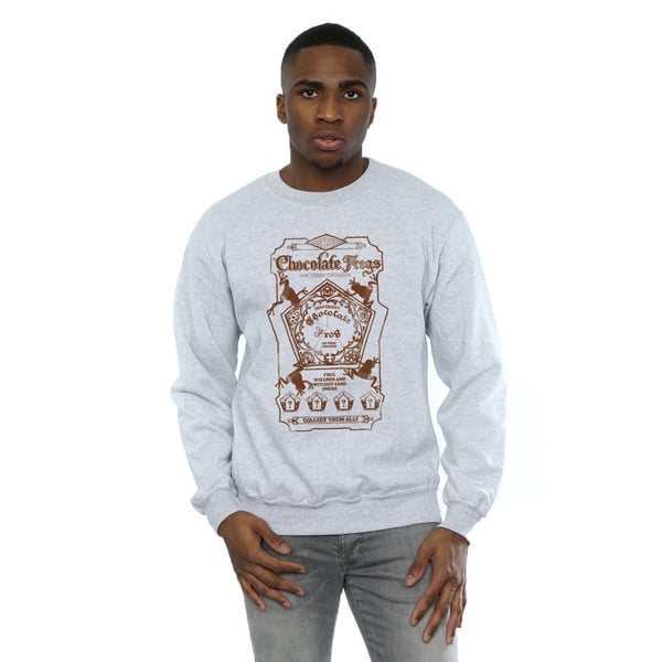 Harry Potter Mens Chocolate Frogs Mono Label Sweatshirt