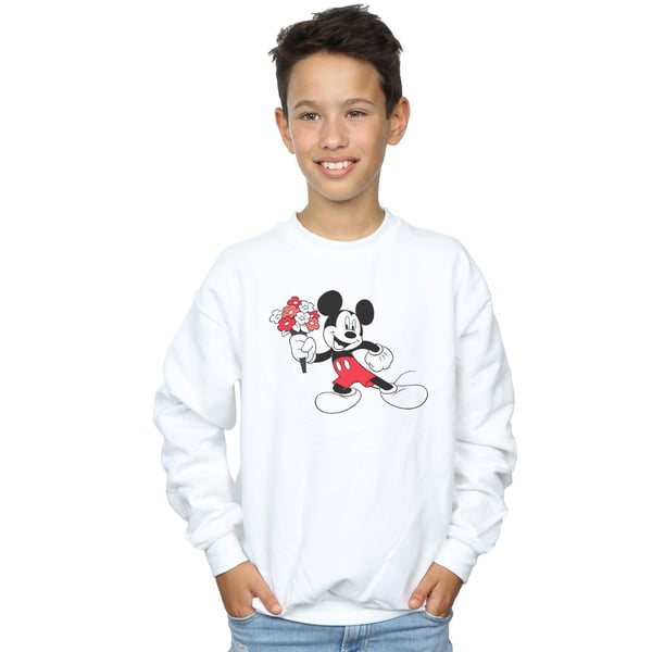 Disney Boys Mickey Mouse Flowers Sweatshirt