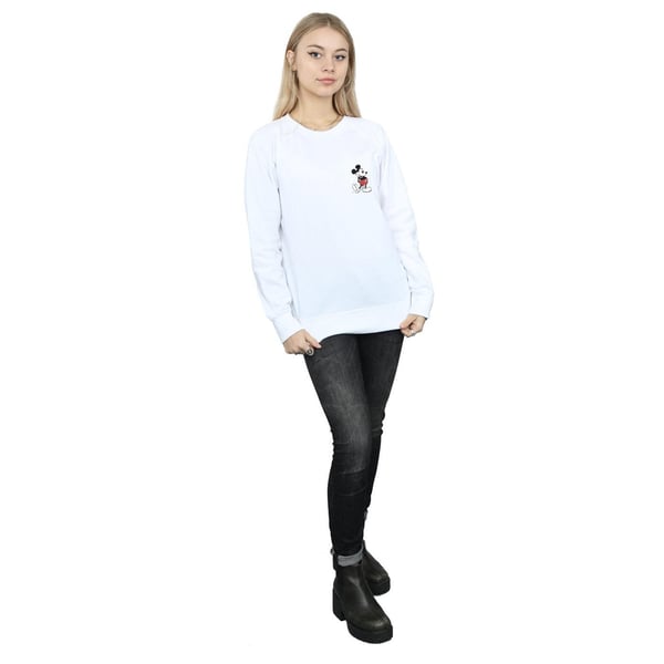 Disney Womens/Ladies Mickey Mouse Kickin Retro Chest Sweatshirt