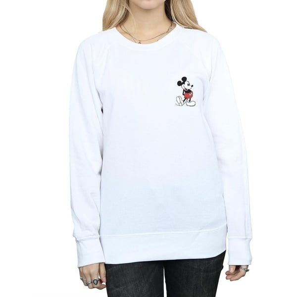 Disney Womens/Ladies Mickey Mouse Kickin Retro Chest Sweatshirt