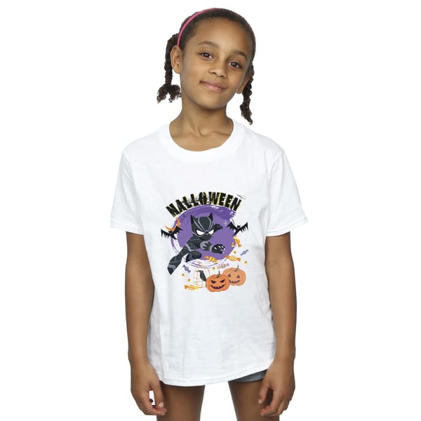 Marvel Girls Black Panther Halloween Cotton T-Shirt