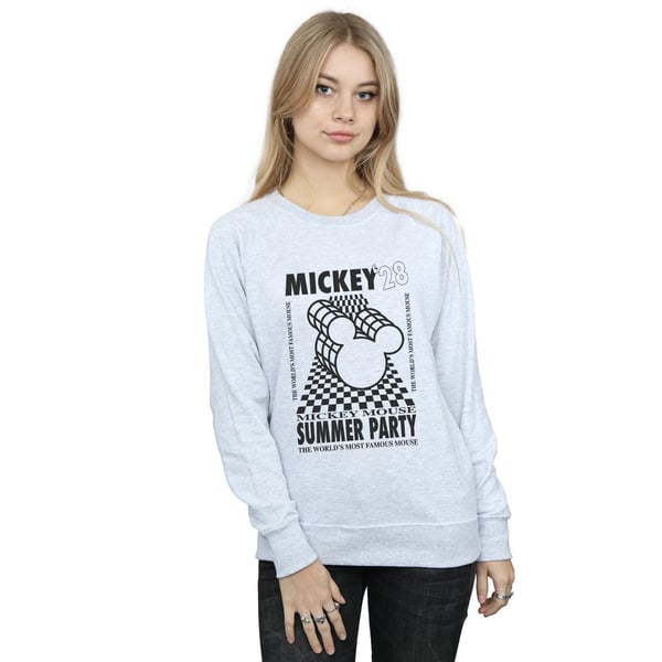 Disney Womens/Ladies Mickey Mouse Summer Party Sweatshirt