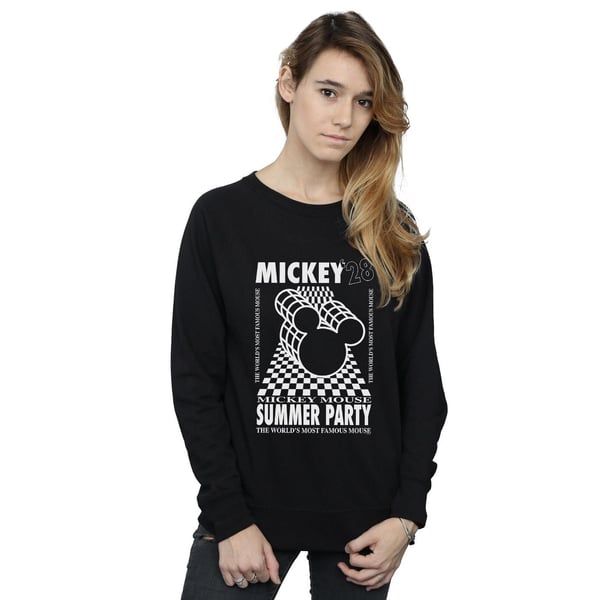 Disney Womens/Ladies Mickey Mouse Summer Party Sweatshirt