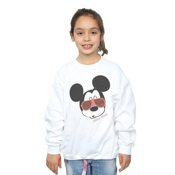 Disney Girls Mickey Mouse Sunglasses Sweatshirt
