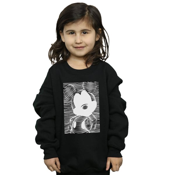 Disney Girls Mickey Mouse Lines Sweatshirt