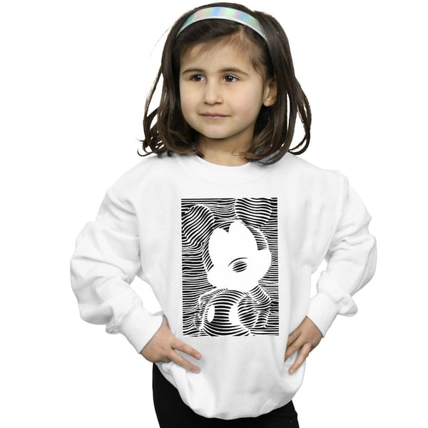 Disney Girls Mickey Mouse Lines Sweatshirt